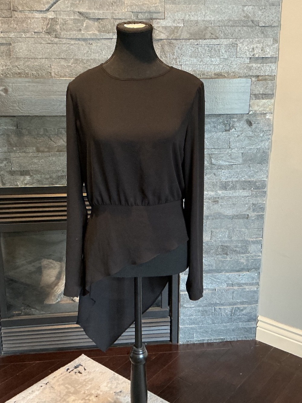 BCBG chiffon blouse
